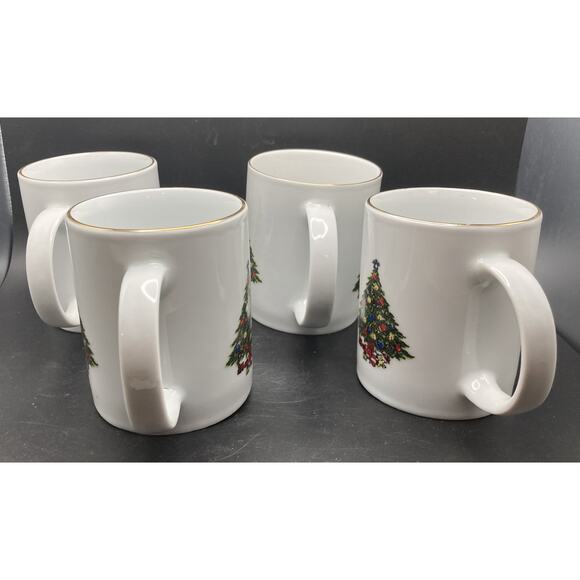 Seagull Christmas Collection Set of 4 Christmas Tree Mugs - Holiday Coffee Cups - Picture 7 of 10